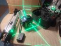 4D лазерен нивелир с 16 лини, 360, зелена светлина, статив 150 см, снимка 2