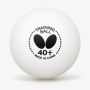 Топче за тенис на маса BUTTERFLY Training ball 40+, Бяло, снимка 2