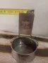 Посребрена кибритник с купа за клечки арт деко , снимка 6