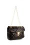 Дамска ватирана мека чанта в стилен дизайн и дръжка тип синджир, снимка 6