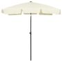 vidaXL Плажен чадър пясъчножълт 180x120 см(SKU:314719