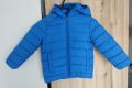Преходно яке в син цвят с качулка, снимка 1 - Детски якета и елеци - 45277795