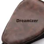 DREAMIZER Мотоциклетна кожена седалка Bobber, ретро НОВА, снимка 5