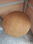 Кръгла дървена маса, снимка 4