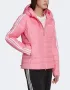 Дамско яке  ADIDAS Hooded Premium Slim Jacket Pink, снимка 3