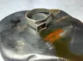 СТАР СТИЛЕН СРЕБЪРЕН ПРЪСТЕН СРЕБРО 925 с ГНЕЗДО За ВГРАЖДАНЕ на СКЪПОЦЕНЕН КАМЪК 49422, снимка 3