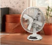 Ретро Вентилатор Метален Настолен Вентилатор Винтидж стил,, снимка 5
