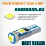 Супер ярка T5 Led крушка 3SMD 3030 светлина Лампа за арматурното табло на кола индикатор за табло, снимка 7