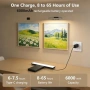 Нови 2 броя LED лампи за картини 6000mAh USB-C дистанционно таймер, снимка 4