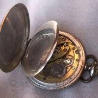 старинен сребърен, джобен часовник, снимка 13 - Антикварни и старинни предмети - 45142644