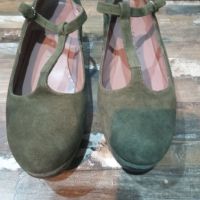 Дамски обувки от естествен велур, снимка 2 - Дамски елегантни обувки - 45790517