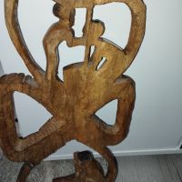 африканска дърворезба, снимка 9 - Антикварни и старинни предмети - 45682221
