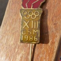 Олимпийска Значка.13 Олимпиада в Инсбрук, снимка 1 - Колекции - 45434992