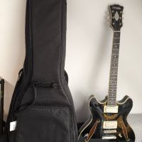 Електрическа китара D'Angelico Excel DC Tour Solid Black, снимка 2 - Китари - 46105684