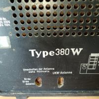 лампов радиоапарат "GRUNDIG TYP 380W", снимка 10 - Антикварни и старинни предмети - 45340177