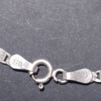 Сребърен синджир с висулка , снимка 5 - Колиета, медальони, синджири - 44957813