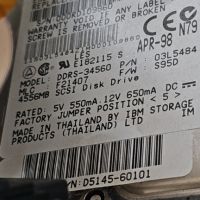 Твърд диск HDD 4.5GB HP  DDRS-34560   SCSI 68pin, снимка 1 - Твърди дискове - 45852963