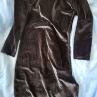 Черна еластична рокля с гол гръб. , снимка 1 - Рокли - 45681336