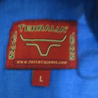 Мъжка риза с дълъг ръкав от лен Terralia Jeans, снимка 5 - Ризи - 46173708
