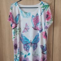 Нова Дамска блуза, къс ръкав, снимка 2 - Тениски - 45314992