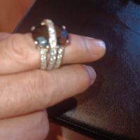 сребърен пръстен дамски, снимка 2 - Пръстени - 45221072