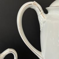 Порцеланов сервиз за чай на Carl Tielsch - Altwasser 1930, снимка 11 - Сервизи - 45359888