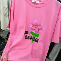 Дамски тениски с 3D цветя, снимка 2 - Тениски - 45205018