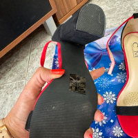 Продавам чисто нови  дамски сандали на ток C'M PARIS , снимка 3 - Сандали - 45003338