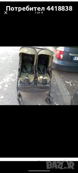 Количка за близнаци, dorjan quick, снимка 1