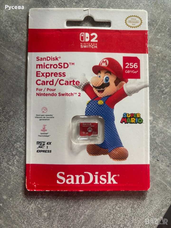 Карта памет SanDisk - Super Mario, 256GB, снимка 1