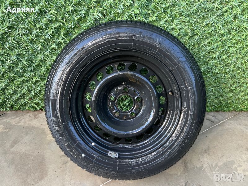 Резервна джанта с гума за Mercedes 5x112 + 205/65/15 Dunlop, снимка 1