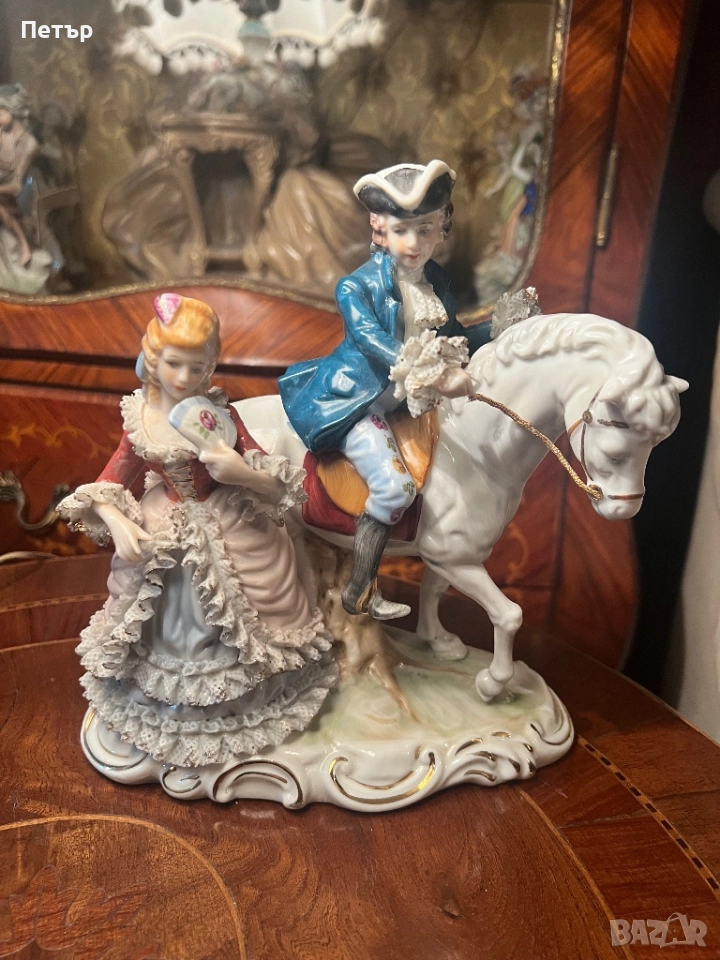 Стара статуетка Capodimonte , снимка 1