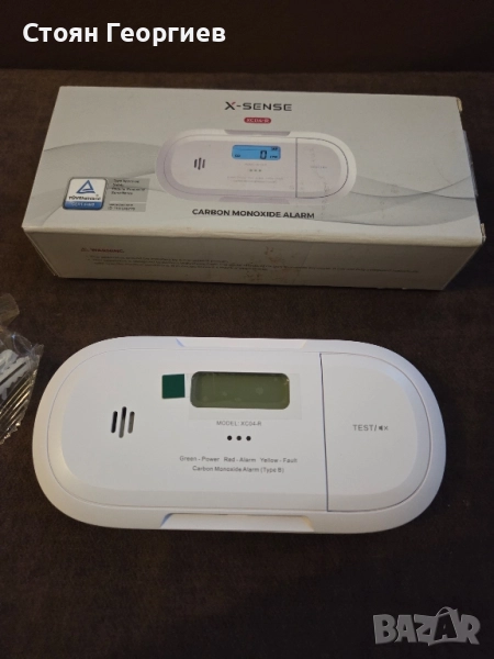 Чисто нов Детектор за въглероден оксид X-Sense XC04-R, снимка 1