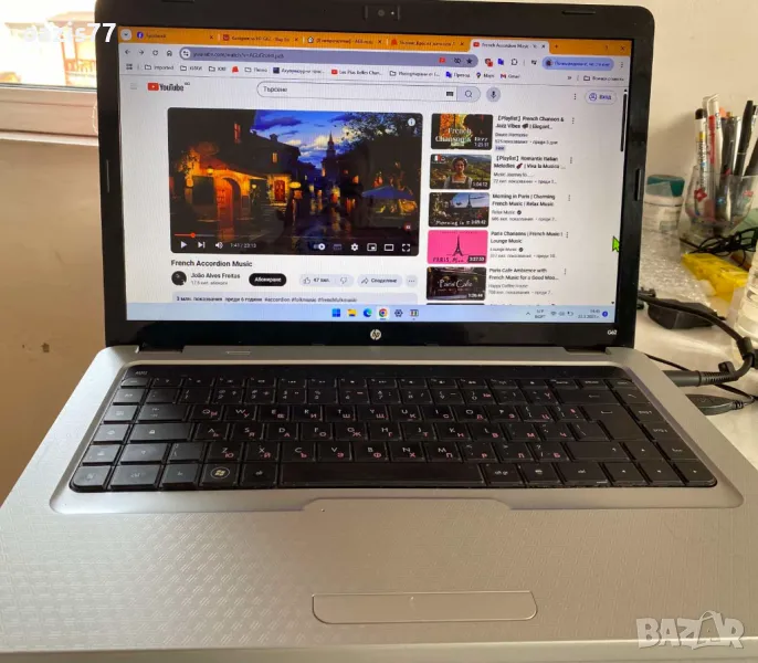 Бързак ,Елегант Красив HP  G62 ,като нов Лаптоп 15,6  i7 proc. 2х2,7ghz RAM 8 gb ,OFFICE, снимка 1