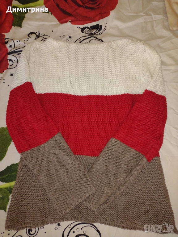 Дамски плетена блуза, снимка 1