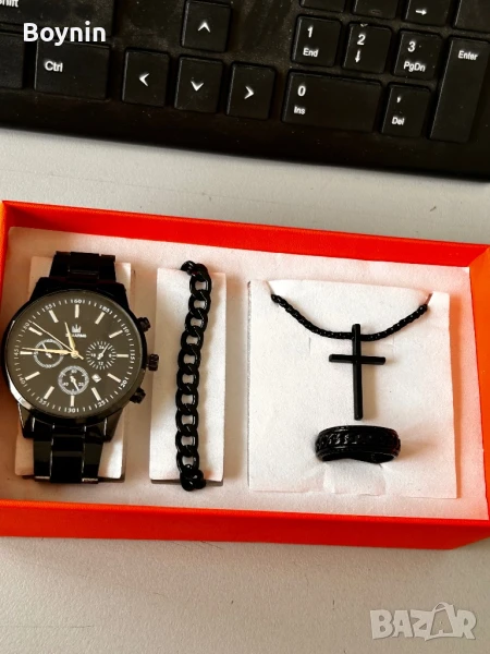 Мъжки комплект часовник, снимка 1