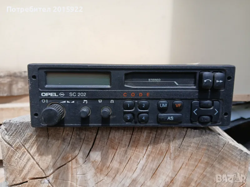 Оригинално ретро радио за Opel cadett.calibra.omega.vectra.corsa.sc202B.opel, снимка 1