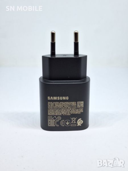 Оригинално Зарядно SAMSUNG 25W 220v Super Fast Charger USB-C EP-TA800EBE, Черен (Bulk), снимка 1