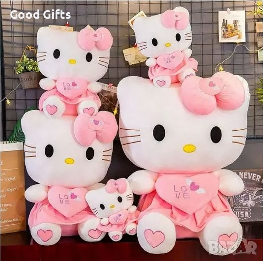 Голяма плюшена играчка Hello Kitty, 105см, снимка 1