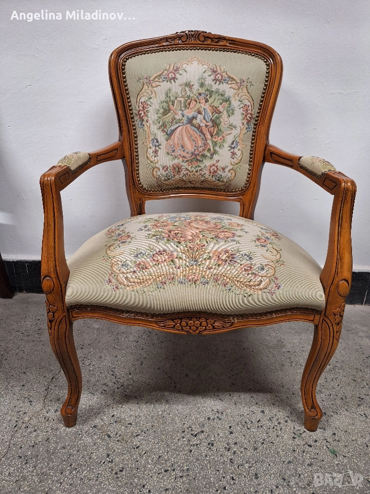 Винтидж кресло Луи XV Ромео и Жулиета , снимка 1