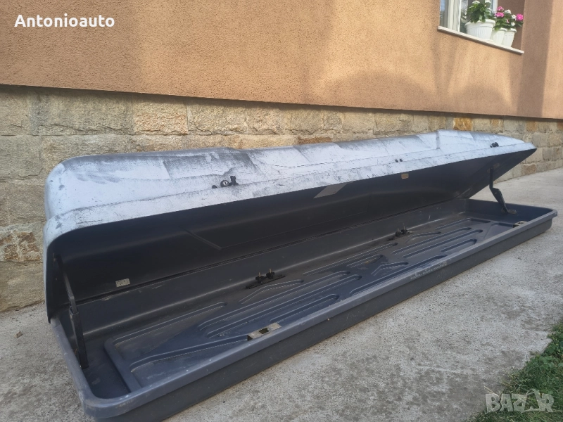 Багажник автомобил ски автобокс куфар за покрива., снимка 1