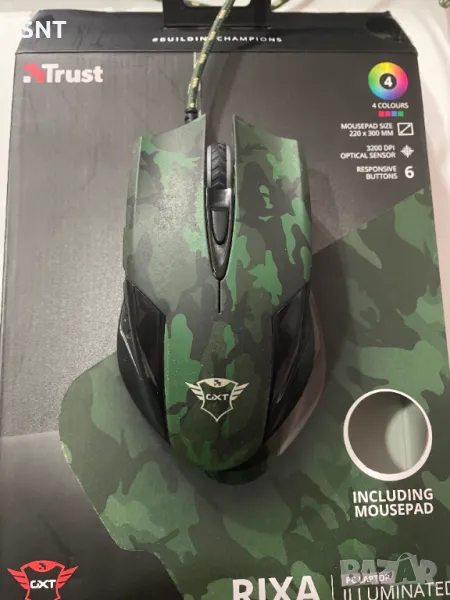  Геймърска мишка  TRUST GXT 7, снимка 1