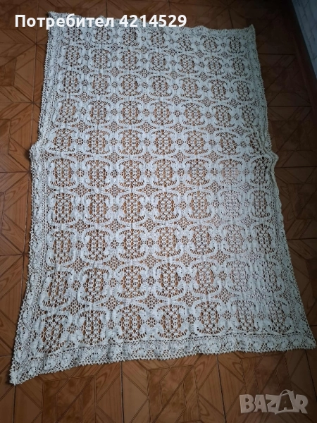 плетена покривка, снимка 1