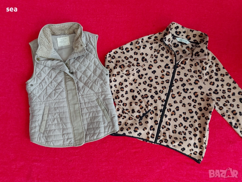 Детски елек ZARA и поларено горнище H&M 146-152 р., снимка 1