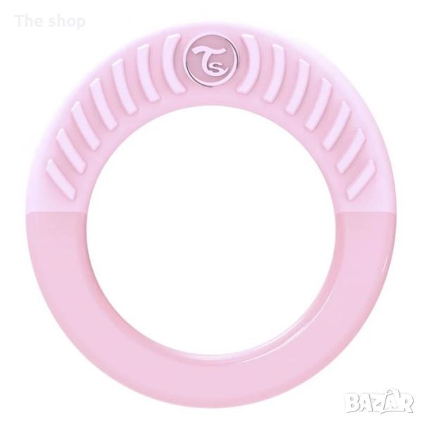 Бебешка чесалка Twistshake - кръгла розова (004), снимка 1