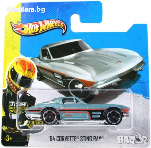 Колекционерска количка Hot Wheels '64 Corvette Sting Ray, снимка 1