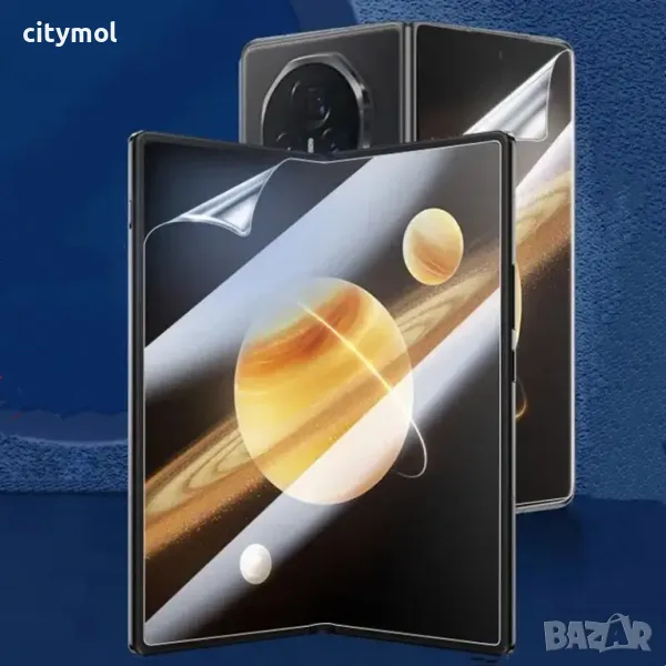 Комплект от 2 броя TPU Протектор за преден и основен екран на Honor Magic V3 , снимка 1