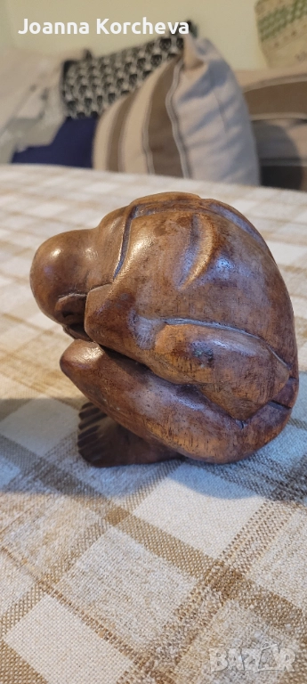 Дървена статуетка, снимка 1