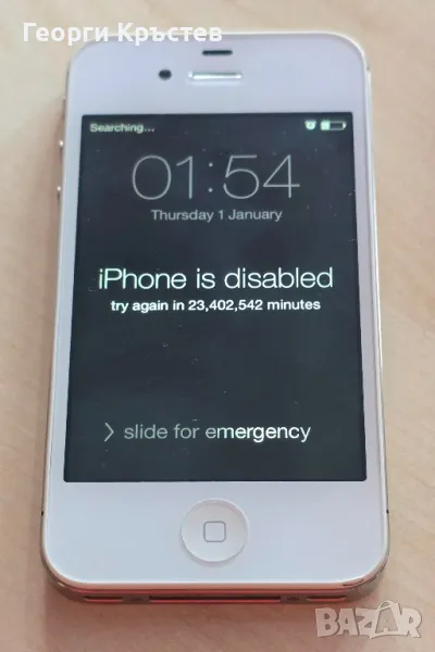 iPhone 4S, 16GB, A1387 - деактивиран, снимка 1