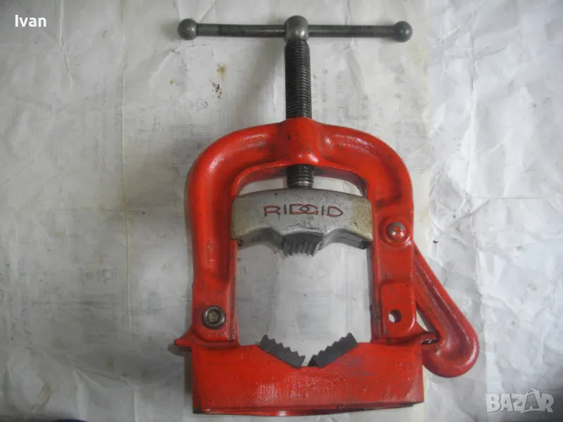 4" Цола RIDGID №25 Made in USA ТРЪБНО МЕНГЕМЕ Масивно Като ново РИДГИД 13кг/46см/захват 135мм тръба , снимка 1